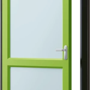 Deur met borstwering