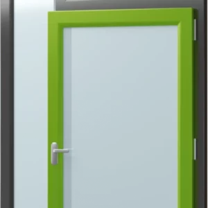 Deur met zij- en bovenlicht