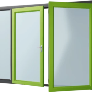 Dubbele deur met zijlicht