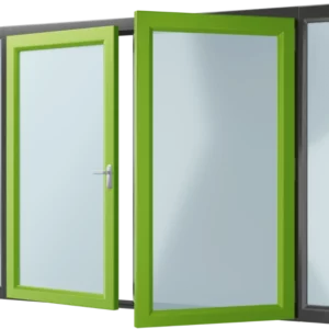 Dubbele deur met zijlichten