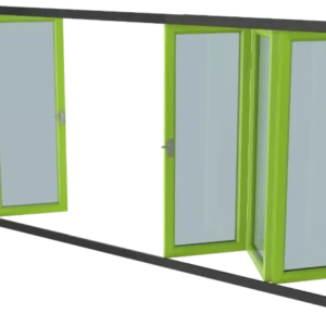 Harmonicadeur vouwwand 7 delig