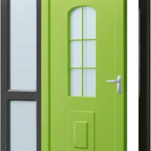 Voordeur met zijlicht