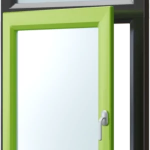 Draaikiepraam kozijn met vast bovenlicht