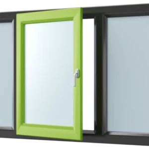 Vast- draaikiep- vastraam kozijn