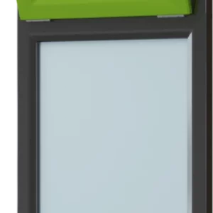 Vast raamkozijn met kiep bovenlicht